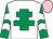 White, emerald green cross of lorraine, emerald green and white chevrons on sleeves, pink cap (Mr Laurence O'kane & Paul Murphy)