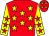 Red, yellow stars, yellow sleeves, red stars (The Rubheira Syndicate)