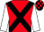 Red, black cross belts, white sleeves, black and red check cap (Mr Keith M Pinfield)