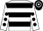 White, black hoops, white sleeves, black spots, black and white hooped cap (Mr D Bardsley)