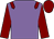 Mauve, maroon epaulets, sleeves and cap (D Bessell & Galloping On The South Dow)