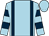 Light blue, dark blue braces, hooped sleeves (Half Cut Glass Partnership)