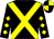 Black, yellow cross belts, diamonds on sleeves, quartered cap (Mr James Hickman)