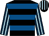 Black, royal blue hoops, dark blue and light blue striped sleeves, black and light blue striped cap (The Best Elite Partnership)