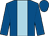 Royal blue, light blue stripe (Mr J Daniels)
