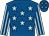 Royal blue, light blue stars, light blue and royal blue striped sleeves (Mr C Fenton, Mr B Winfield & A King)