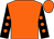Orange, black sleeves, orange spots (D J Pardy & D J Dyson)