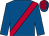 Royal blue, scarlet sash, striped cap (Mrs R A G Haggie)