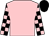Pink, black and pink check sleeves, black cap (Aberdour Racing Club)
