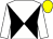 Black & white diabolo, white sleeves, yellow cap (Kieran Guinness)