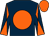 Dark blue, orange disc, diabolo on sleeves, orange cap (Lucky Bin Racing)