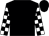 Black, black and white check sleeves (Whitehills Racing Syndicate)