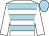 White, light blue hoops, white sleeves, light blue cap (G Mimouni)