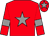 Red, grey star, armlets and star on cap (Bellman Lowe O'halloran Trowbridge)