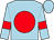 Light blue, red disc and armlets (The Red Eye Partnership)
