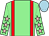 Light green, red braces, light green sleeves, pink stars, light blue cap (Mr Lee Man Bun)