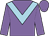 Mauve, light blue chevron (Mr M A A Al-mannai)