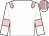 White, pink epaulets and armlets, striped cap (Mr Paul W Stevens)
