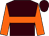 Brown, orange hoop and sleeves (Mrs Marion Chapman)