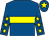 Royal blue, yellow hoop, royal blue sleeves, yellow stars, royal blue cap, yellow star (Mr Jose Santos)