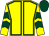 Yellow, dark green seams, chevrons on sleeves, dark green cap (Mr Andrew Midgley)