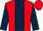 Red, dark blue stripe and sleeves (Don't Tell Henry)