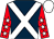 Dark blue, white cross belts, red sleeves, white stars and cap (Oitavos Partnership)
