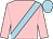 Pink, light blue sash, light blue cap (Mrs Evelyn Madden)
