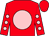 Red, pink disc, red sleeves, pink spots (Rose Tinted Racing)