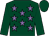 Dark green, mauve stars, dark green sleeves and cap (Smith & Rennie)