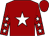 Burgundy, white star, burgundy, white stars sleeves, burgundy cap (Ranlo Investments, Llc)
