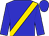 Blue, gold sash, blue cap (Mr M E Leaf & Klawervlei Stud (pty) Ltd (nom: Mr J)