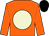 Orange, beige disc, black cap (Briton International)
