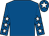 Royal blue, white stars on sleeves, royal blue cap, white star (Mr Brian Edwards)