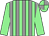 Light green and grey stripes, light green sleeves, quartered cap (London Bridge Racing Partnership)