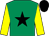 Emerald green, black star, yellow sleeves, black cap (Marston Stud & Mrs B W Hills)