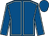 Royal blue, light blue seams, royal blue cap (Mrs Peter Bond)