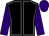 Black, grey seams, purple sleeves and cap (Equus Racing Club)