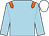 LIGHT BLUE, ORANGE epaulets, WHITE cap (Middleham Park Racing XXII)