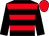 Black, red hoops, black sleeves, red cap (Chris Spark & William Orr)