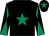 Black, emerald green star, diabolo on sleeves and star on cap (Catch The Pigeon Syndicate)
