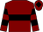 Maroon, black hoop, hooped sleeves and diamond on cap (Mr Phillip Gore)