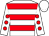 White, red hoops, white sleeves, red spots, white cap (The Sir Compton Partnership)