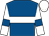 Royal blue, white hoop, white sleeves, royal blue armlets, white cap (Mr A S Reid)