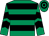 Emerald green, black hoops, chevrons on sleeves (F J Connor & J S Goldie)