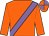 Orange, mauve sash, quartered cap (Mr & Mrs M Crow)