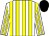White and yellow stripes, black cap (Horses First Racing Limited)
