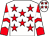 White, red stars, red sleeves, white chevrons, white cap, red stars (Bodhran Makers Syndicate)