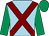 Light blue, maroon cross belts, emerald green sleeves and cap (Mrs E D Shepherd)