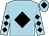 Light blue, black diamond, black diamonds on sleeves, black diamond on cap (Olduvai Syndicate)